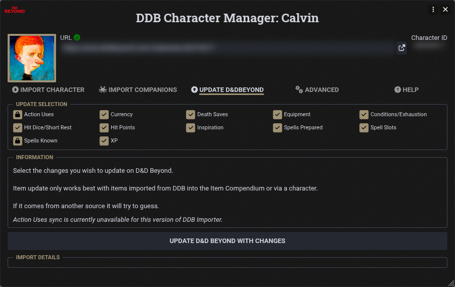 Update D&D Beyond