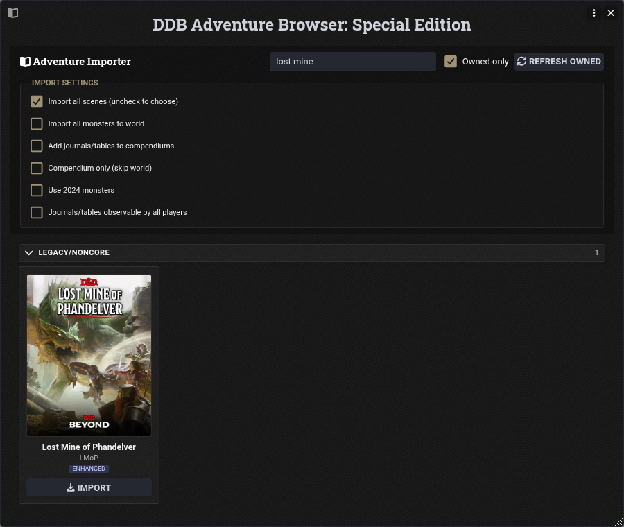 Adventure Browser