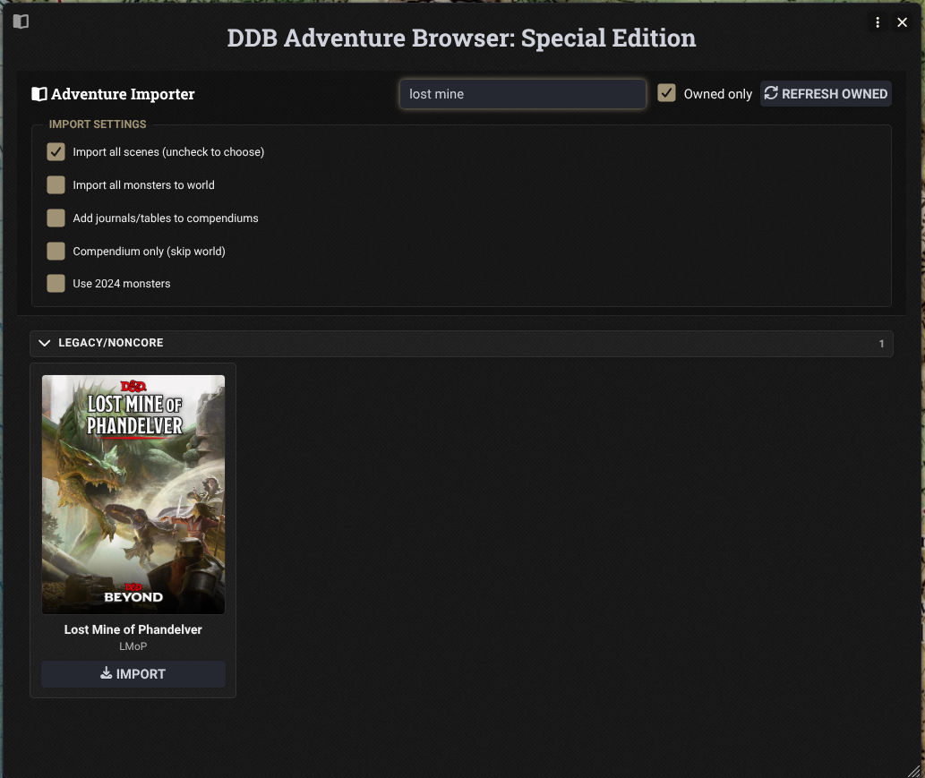Adventure Browser