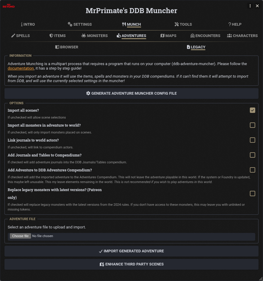 Adventure Muncher Screen