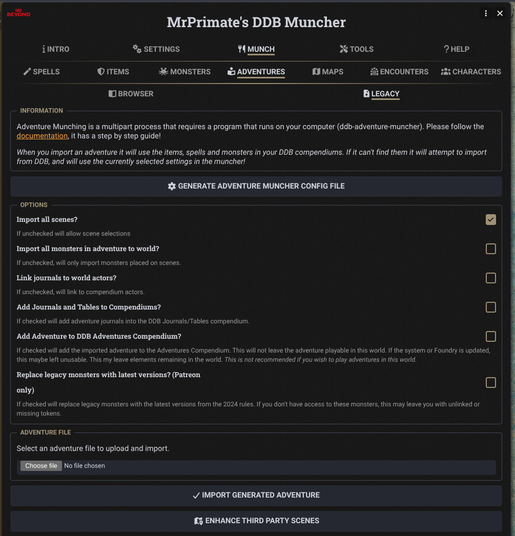Adventure Muncher Screen