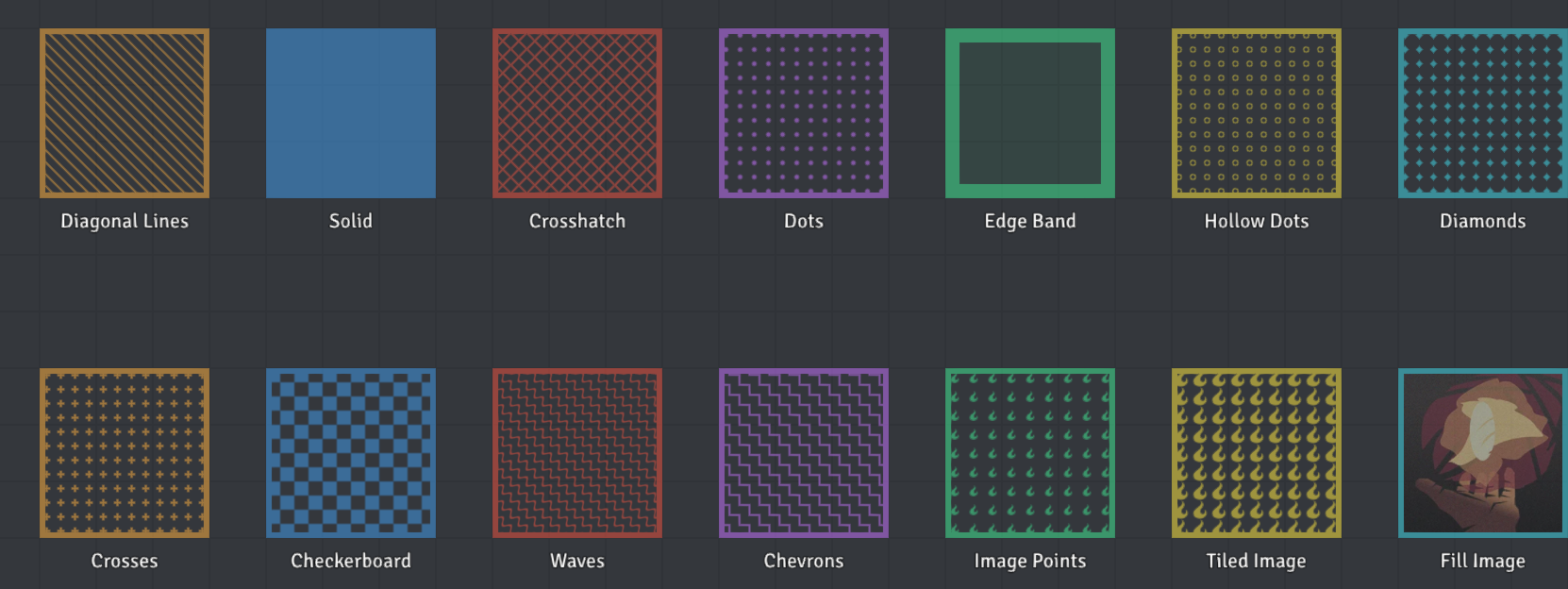 All 14 patterns