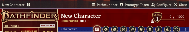 The Pathmuncher button in the sheet header